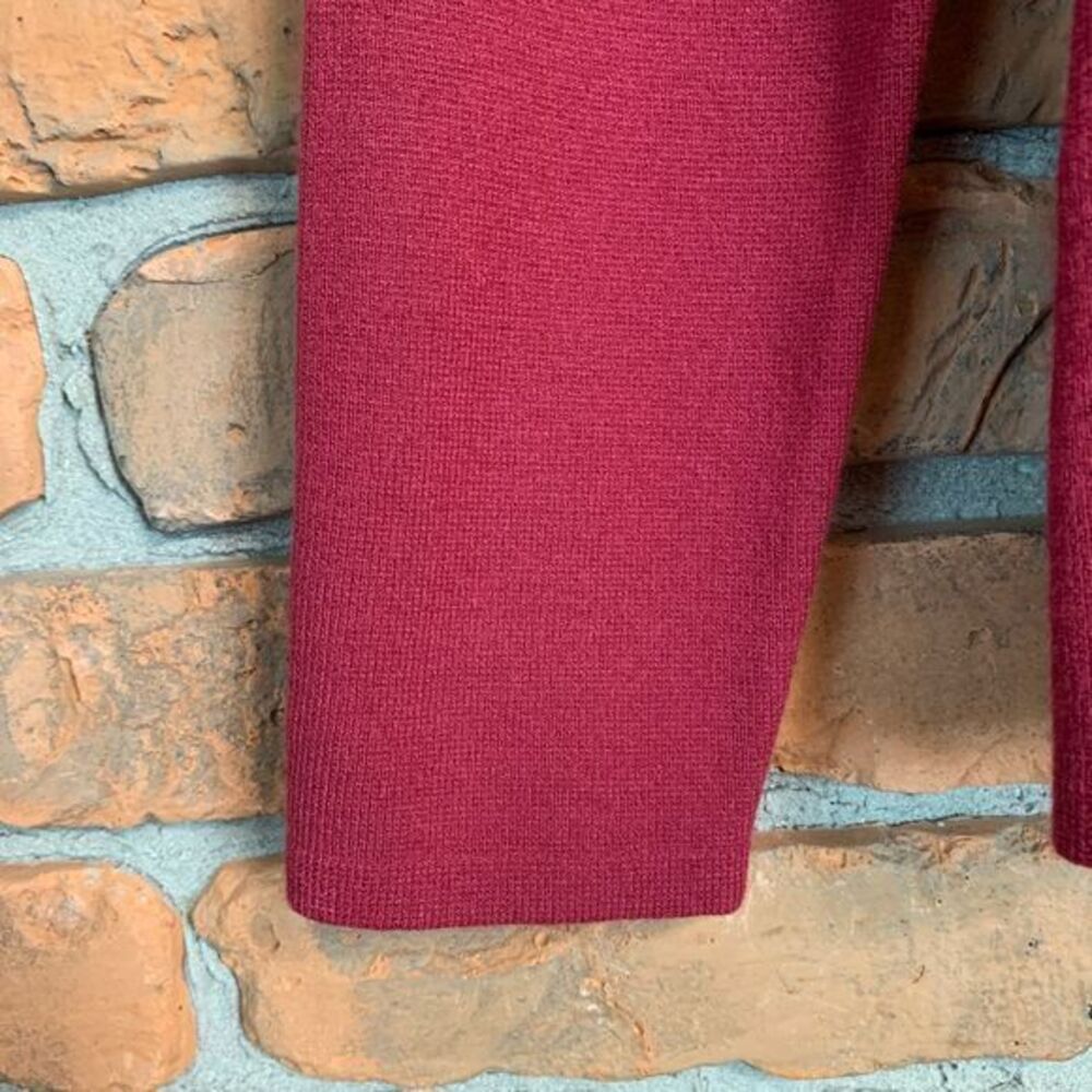 Banana Republic Berry Red Scoop Neck Sweater - Picture 2 of 6